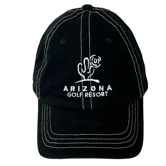 Arizona Golf Resort Baseball Cap Hat Black Adjustable Cali-Fame - Picture 1 of 5